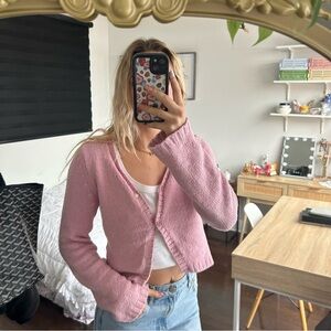 Abercrombie & Fitch Pink Women's Cardigan